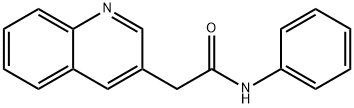 3-Quinolineacetamide, N-phenyl-