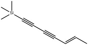 Silane, (5E)-5-heptene-1,3-diyn-1-yltrimethyl- Struktur