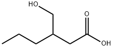 Hexanoic acid, 3-(hydroxymethyl)-, 81381-87-5, 结构式