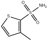 3-METHYLTHIOPHENE-2-SULFONAMIDE, 81417-51-8, 结构式