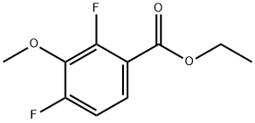 Benzoic acid, 2,4-difluoro-3-methoxy-, ethyl ester,817194-54-0,结构式