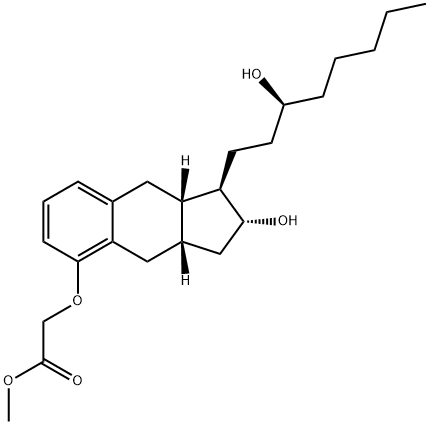 Treprostinil Methyl Ester, 81845-98-9, 结构式