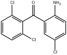 Methanone, (2-amino-5-chlorophenyl)(2,6-dichlorophenyl)-, 82082-26-6, 结构式