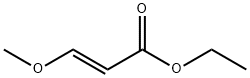 2-Propenoic acid, 3-methoxy-, ethyl ester, (2E)- Struktur