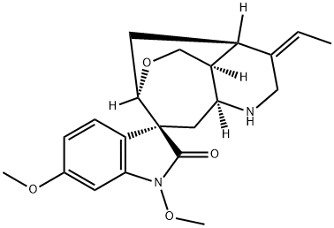 4-脱甲基-11-甲氧基胡蔓藤碱乙,82375-30-2,结构式