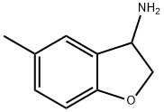 3-Benzofuranamine, 2,3-dihydro-5-methyl- Structure