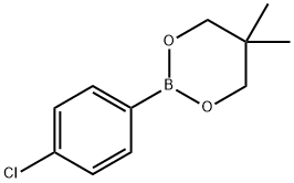 1,3,2-Dioxaborinane, 2-(4-chlorophenyl)-5,5-dimethyl- Structure