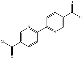 2,2-联吡啶-5,5-酰氯, 82799-91-5, 结构式