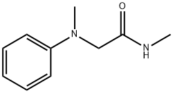 Acetamide, N-methyl-2-(methylphenylamino)- 化学構造式