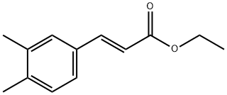 2-Propenoic acid, 3-(3,4-dimethylphenyl)-, ethyl ester, (2E)- 结构式