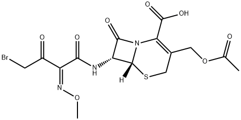 头孢噻肟溴乙酰类似物, 83305-12-8, 结构式
