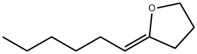 Furan, 2-hexylidenetetrahydro-, (2Z)- Structure
