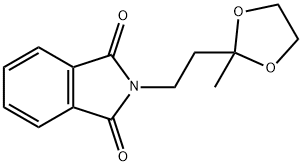 2 - Methyl - 2 - (2 - phthaliMidoethyl) - 1,3 - dioxolane, 84764-41-0, 结构式