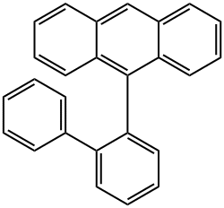 9-(2-ビフェニリル)アントラセン 化学構造式