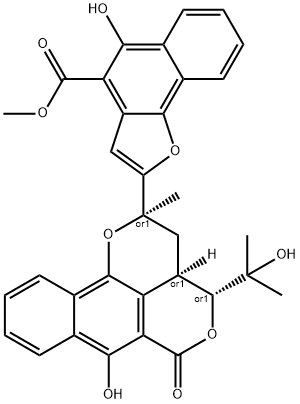 ルビコルジホリン 化学構造式