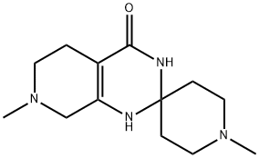 1,7'-二甲基-3',4',5',6',7',8'-六氢-1'H-螺[哌啶-4,2'-吡啶并[3,4-D]嘧啶]-4'-酮,850021-30-6,结构式