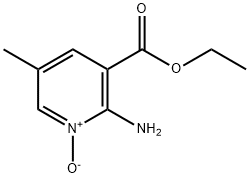 3-Pyridinecarboxylicacid,2-amino-5-methyl-,ethylester,1-oxide(9CI) 结构式