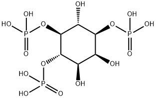 D-myo-イノシトール-1,4,5-トリスりん酸 化学構造式