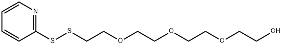 (2-PYRIDYLDITHIO)-PEG4-ALCOHOL, 851961-99-4, 结构式