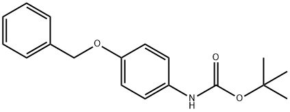 Carbamic acid, N-[4-(phenylmethoxy)phenyl]-, 1,1-dimethylethyl ester Struktur