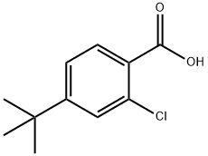 4-(tert-butyl)-2-chlorobenzoicacid Struktur