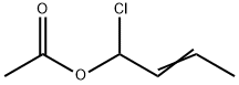 2-Buten-1-ol, 1-chloro-, 1-acetate Structure