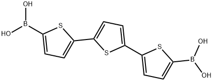 2,2':5,2''-terthiophene-5,5''-diboronic acid,853685-99-1,结构式