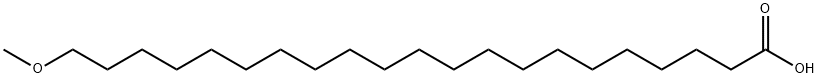 Heneicosanoic acid, 21-methoxy- Structure