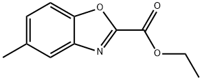 2-Benzoxazolecarboxylic acid, 5-methyl-, ethyl ester Struktur