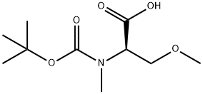D-Serine, N-[(1,1-dimethylethoxy)carbonyl]-N,O-dimethyl- Structure