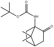 Carbamic acid, (7,7-dimethyl-2-oxobicyclo[2.2.1]hept-1-yl)-, 1,1-dimethylethyl ester (9CI) Struktur