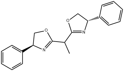 Oxazole, 2,2'-ethylidenebis[4,5-dihydro-4-phenyl-, (4S,4'S)- Structure