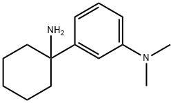 3-(1-Aminocyclohexyl)-N,N-dimethylbenzenamine Structure