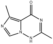 2,5-二甲基咪唑并[5,1-F] [1,2,4]三嗪-4(1H)-酮, 865444-85-5, 结构式