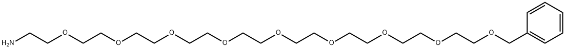 BnO-PEG8-CH2CH2NH2,868594-50-7,结构式