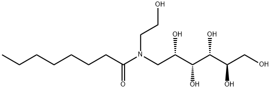 1-脱氧-1-[(2-羟基乙基)(1-氧代辛基)氨基]-D-山梨糖醇, 869652-63-1, 结构式