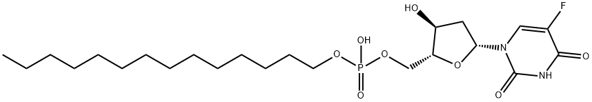 tetradecyl 2'-deoxy-5-fluoro-5'-uridylate Structure