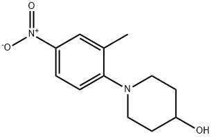 1-(2-Methyl-4-nitrophenyl)piperidin-4-ol Structure