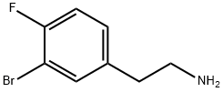 Benzeneethanamine, 3-bromo-4-fluoro- Struktur