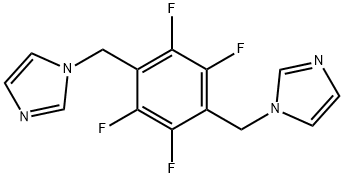1H-Imidazole, 1,1'-[(2,3,5,6-tetrafluoro-1,4-phenylene)bis(methylene)]bis-|1,1'-2,3,5,6-四氟-1,4-苯基二甲基1H-咪唑/1,1'-(全氟-1,4-亚苯基)双(亚甲基)双(1H-咪唑)