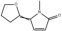 2H-Pyrrol-2-one, 5-(dihydro-2(3H)-furanylidene)-1,5-dihydro-1-methyl- Structure