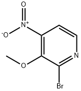 Pyridine, 2-bromo-3-methoxy-4-nitro- 结构式