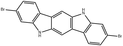 Indolo[3,2-b]carbazole, 3,9-dibromo-5,11-dihydro- Structure