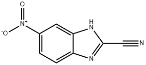 1H-Benzimidazole-2-carbonitrile,5-nitro-(9CI) Struktur