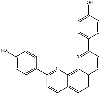 4,4'-(1,10-菲咯啉-2,9-二基)二苯酚 结构式