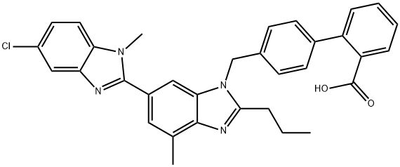 替米沙坦氯代物 结构式