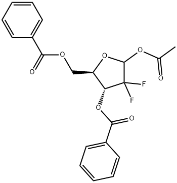 D-erythro-Pentofuranose, 2-deoxy-2,2-difluoro-, 1-acetate 3,5-dibenzoate