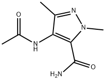 4-acetamido-1,3-dimethyl-1H-pyrazole-5-carboxamide(WXC05350) Structure