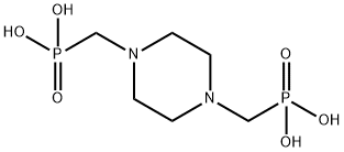 Phosphonic acid, P,P'-[1,4-piperazinediylbis(methylene)]bis- Structure