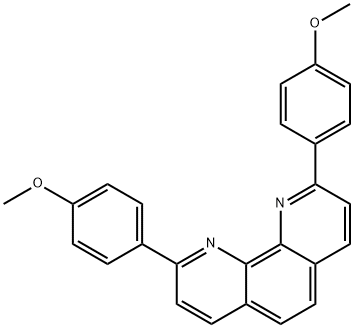 2,9-bis(4-methoxyphenyl)-1,10-phenanthroline Struktur
